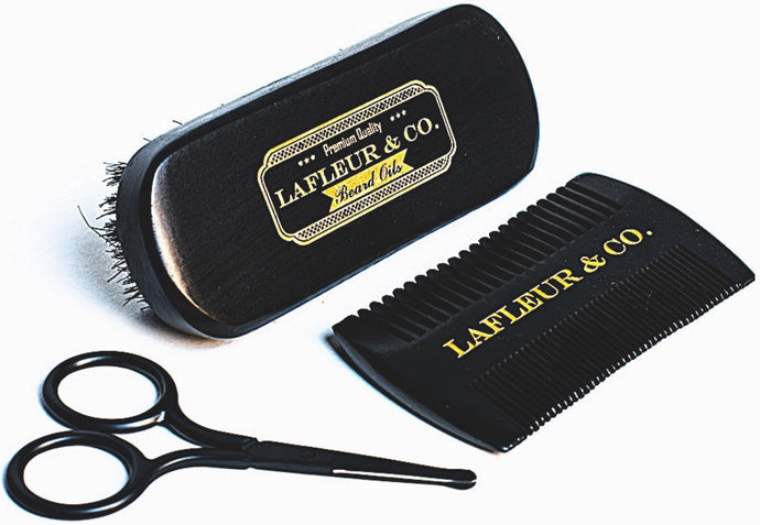 Beard & Mustache Grooming Kit - LaFleur & Company Beard Care