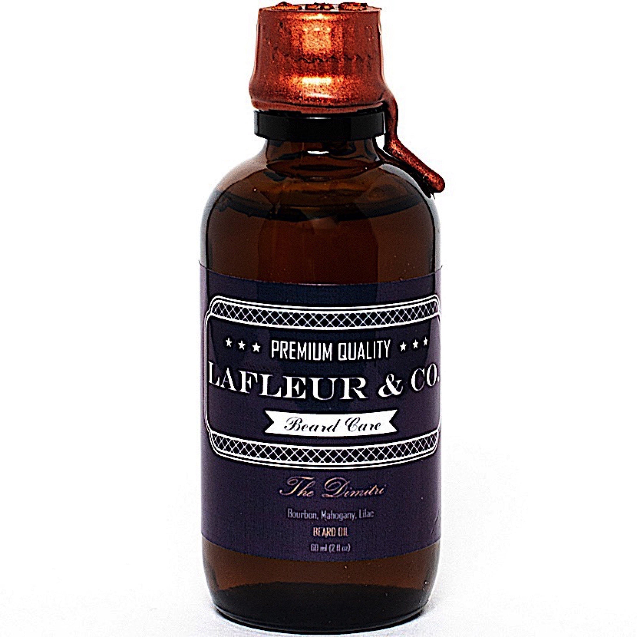 The Dimitri (Bourbon, Mahogany, Lilac) - 2 fl oz - LaFleur & Company Beard Care